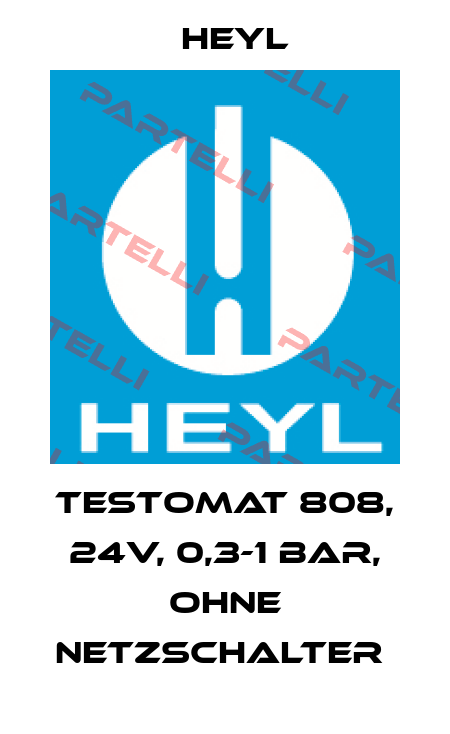 Testomat 808, 24V, 0,3-1 bar, ohne Netzschalter  Heyl