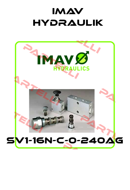 SV1-16N-C-0-240AG  IMAV Hydraulik