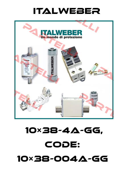 10×38-4A-GG, CODE:  10×38-004A-GG  Italweber