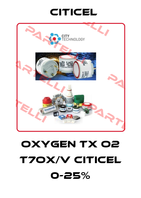 Oxygen Tx O2 T7OX/V CiTiceL 0-25% Citicel