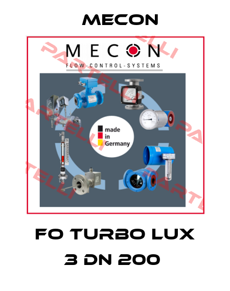 FO Turbo Lux 3 DN 200  Mecon