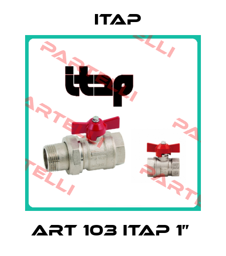 ART 103 ITAP 1”  Itap