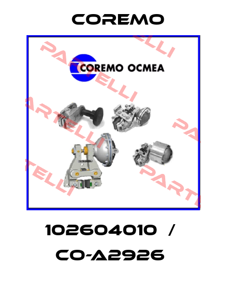 102604010  /  CO-A2926  Coremo