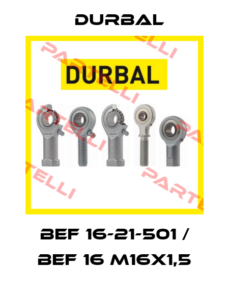 BEF 16-21-501 / BEF 16 M16x1,5 Durbal