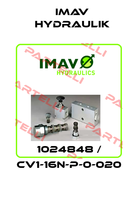 1024848 / CV1-16N-P-0-020 IMAV Hydraulik