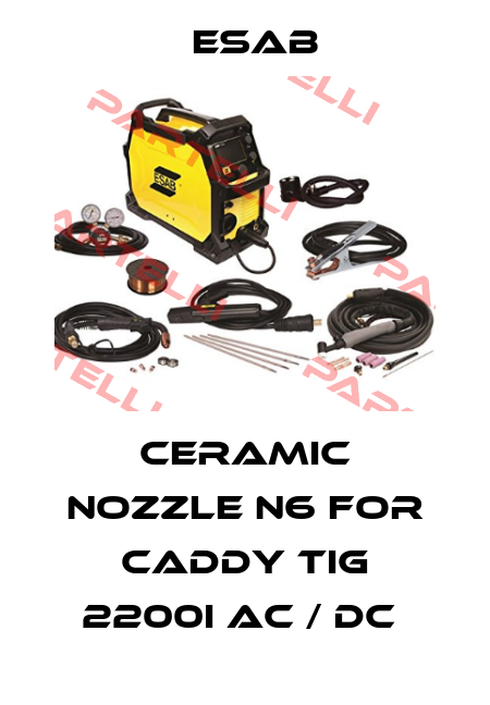 CERAMIC NOZZLE N6 FOR CADDY TIG 2200I AC / DC  Esab