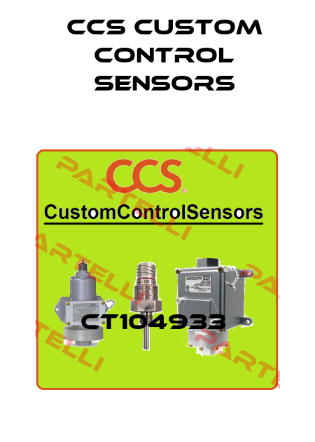 CT104933  CCS Custom Control Sensors