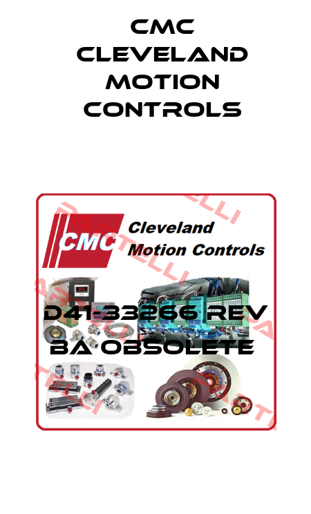 D41-33266 REV BA obsolete  Cmc Cleveland Motion Controls