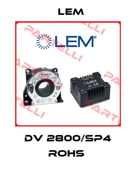 DV 2800/SP4 ROHS  Lem