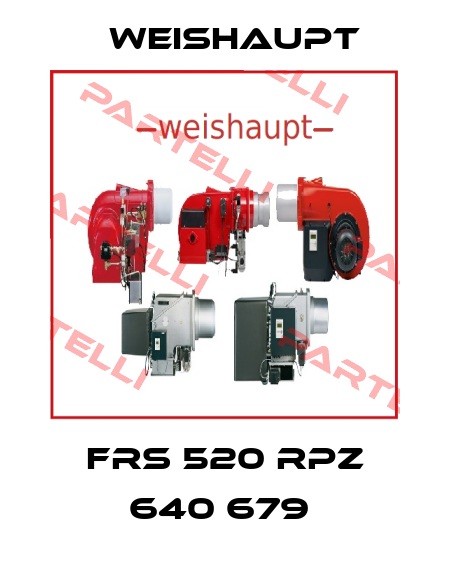FRS 520 RPZ 640 679  Weishaupt