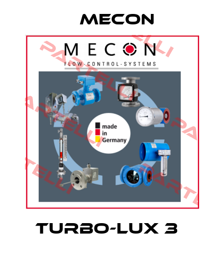 TURBO-LUX 3   Mecon