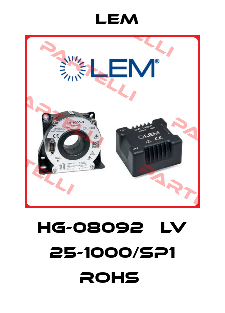 HG-08092   LV 25-1000/SP1 ROHS  Lem