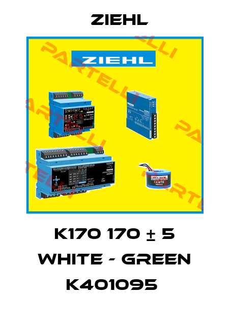 K170 170 ± 5 WHITE - GREEN K401095  Ziehl