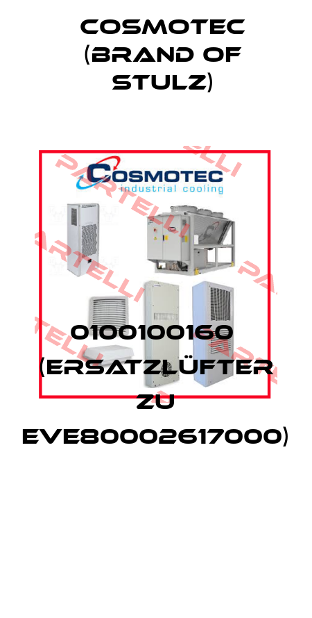 0100100160  (Ersatzlüfter zu EVE80002617000)  Cosmotec (brand of Stulz)