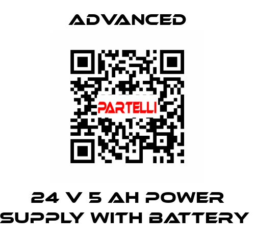 24 V 5 Ah Power Supply with Battery  Advanced