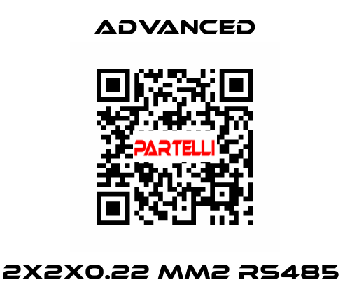 2X2X0.22 mm2 RS485  Advanced