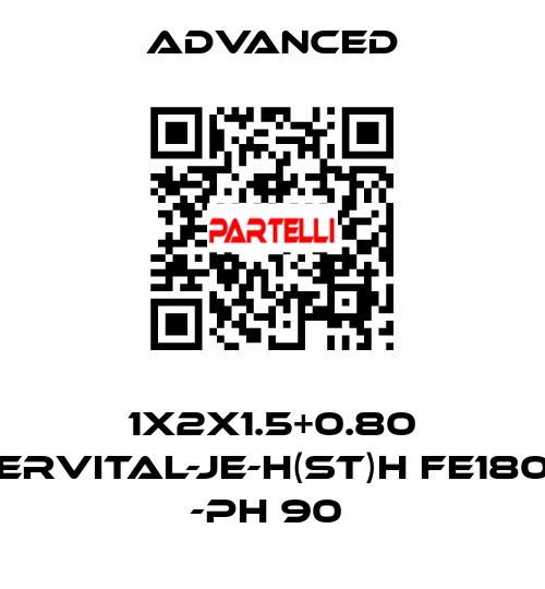 1X2X1.5+0.80 ERVITAL-JE-H(ST)H FE180 -PH 90  Advanced