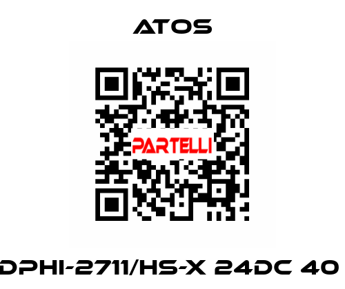 DPHI-2711/HS-X 24DC 40  Atos