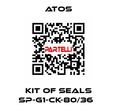 Kit of seals SP-G1-CK-80/36   Atos