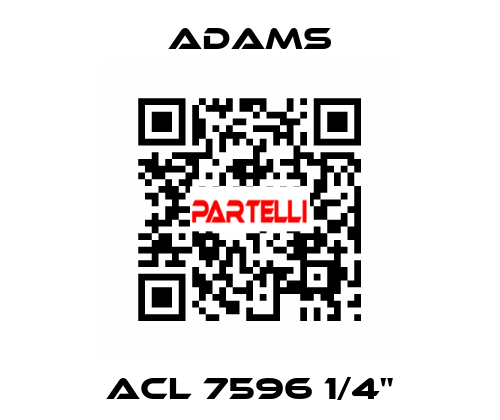 ACL 7596 1/4" ADAMS