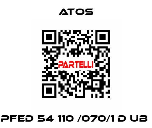 PFED 54 110 /070/1 D UB  Atos