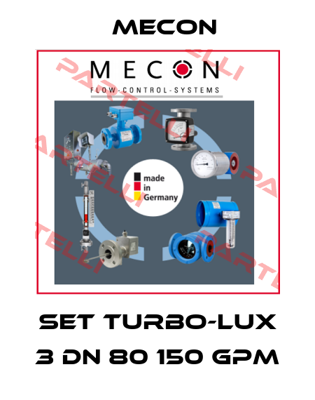 SET Turbo-Lux 3 DN 80 150 GPM Mecon