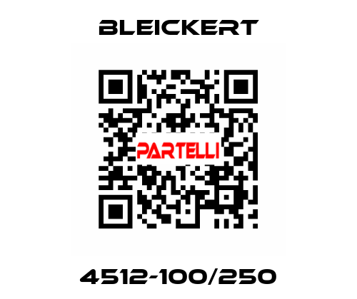 4512-100/250 Bleickert