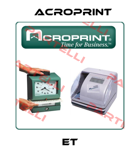 ET Acroprint