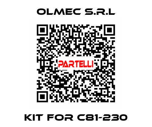 kit for C81-230 Olmec s.r.l