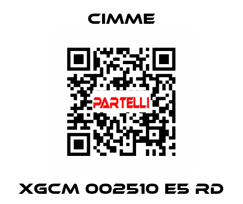 XGCM 002510 E5 RD Cimme