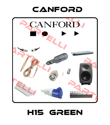 H15  Green Canford
