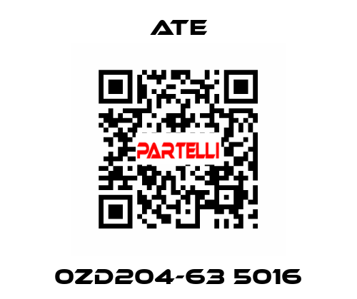 0ZD204-63 5016 Ate