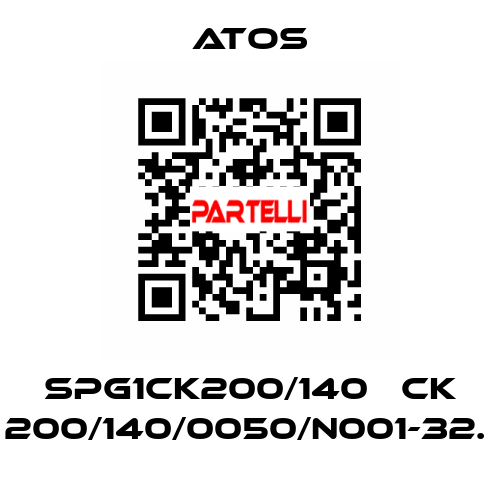 SPG1CK200/140   CK 200/140/0050/N001-32.  Atos