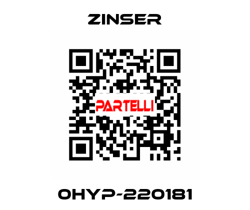 0HYP-220181 Zinser
