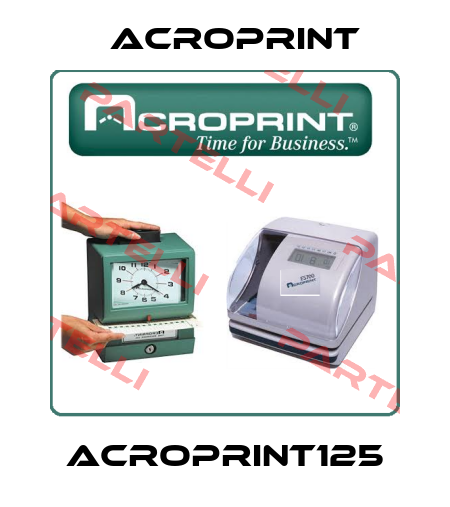 acroprint125 Acroprint