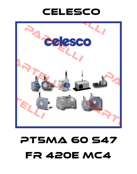 PT5MA 60 S47 FR 420E MC4 Celesco