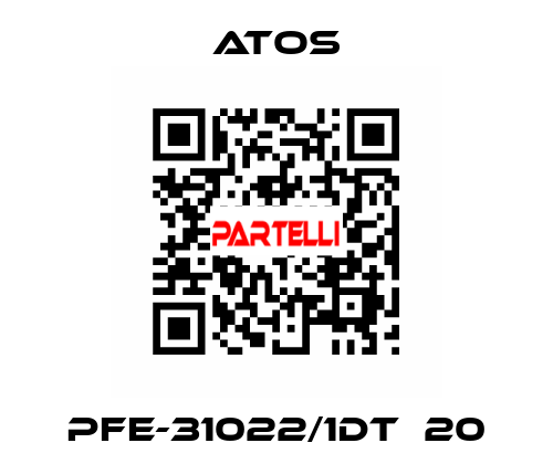 PFE-31022/1DT  20 Atos