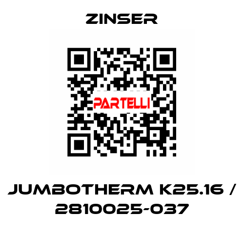 JUMBOTHERM K25.16 / 2810025-037 Zinser