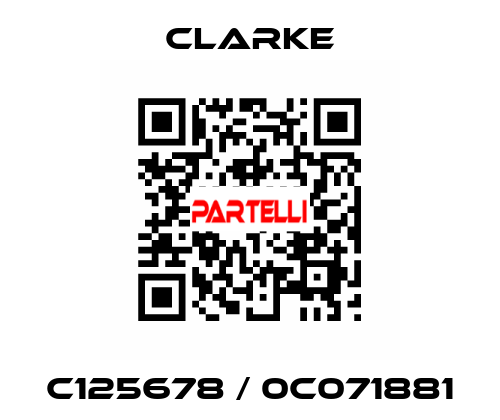 C125678 / 0C071881 Clarke