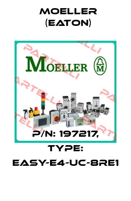 p/n: 197217, Type: EASY-E4-UC-8RE1 Moeller (Eaton)