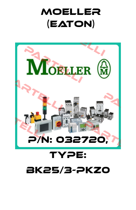 p/n: 032720, Type: BK25/3-PKZ0 Moeller (Eaton)