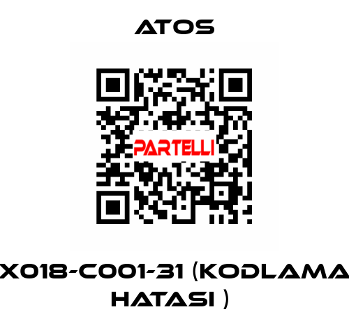 X018-C001-31 (KODLAMA HATASI )  Atos