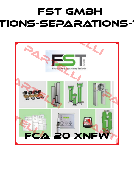 FCA 20 XNFW FST GmbH Filtrations-Separations-Technik
