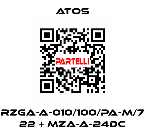 RZGA-A-010/100/PA-M/7 22 + MZA-A-24DC Atos