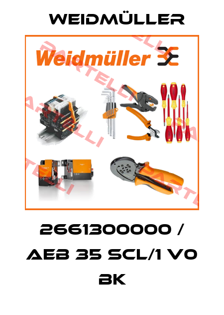 2661300000 / AEB 35 SCL/1 V0 BK Weidmüller