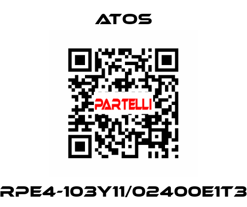 RPE4-103Y11/02400E1T3 Atos