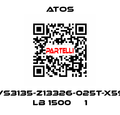 VS3135-Z13326-025T-X59 LB 1500 АС1 Atos
