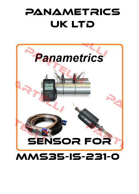 Sensor for MMS35-IS-231-0  PANAMETRICS UK LTD