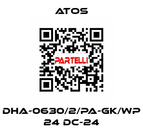 DHA-0630/2/PA-GK/WP 24 DC-24 Atos