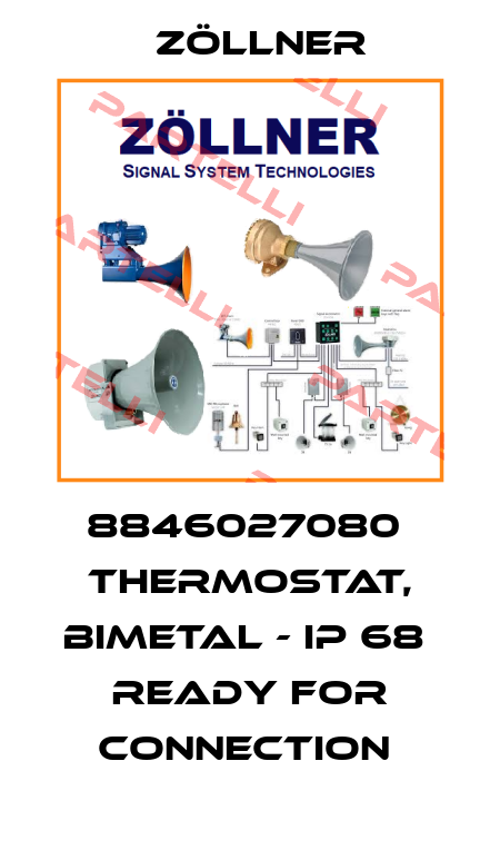 8846027080  thermostat, bimetal - IP 68  ready for connection  Zöllner